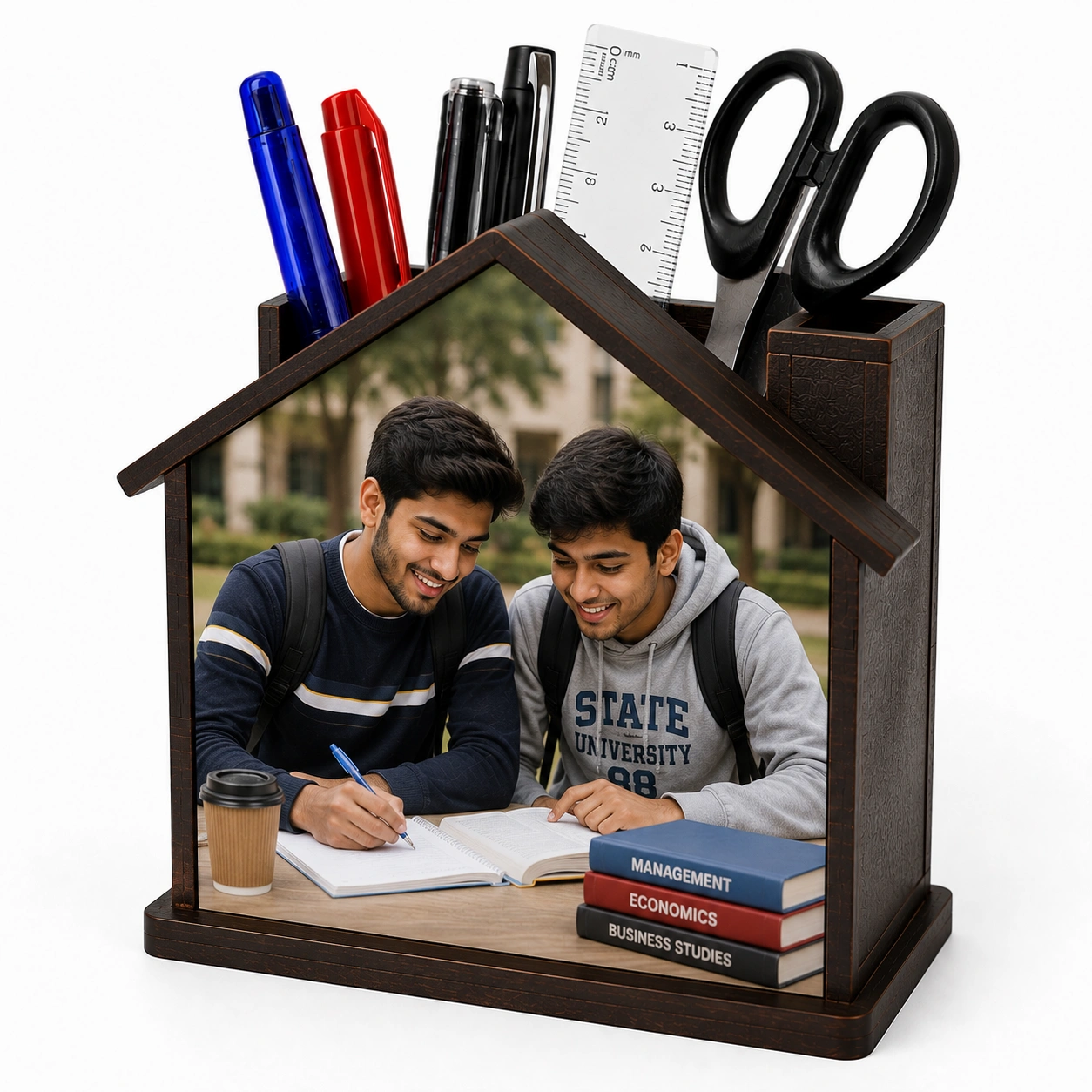 Stylish Boys Photo Pen Stand